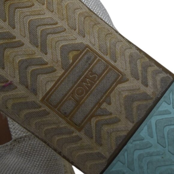 Toms Alpargata Rope 2.0 Espadrille Slip On Shoe Neutral Tan Size 8.5 - Picture 11 of 11